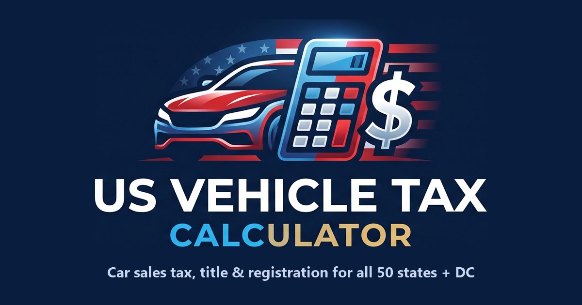 California DMV Fee & Car Sales Tax Calculator (2026)